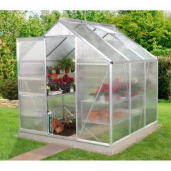 Serre De Jardin Venus 3,8m² En Aluminium Et Panneaux De Polycarbonate 4mm - Vitavia -Jardin Serre Boutique serre de jardin venus 38m en aluminium et panneaux de polycarbonate 4mm vitavia 5
