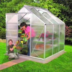 Serre De Jardin Venus 3,8m² En Aluminium Et Panneaux De Polycarbonate 6mm - Vitavia -Jardin Serre Boutique serre de jardin venus 38m en aluminium et panneaux de polycarbonate 6mm vitavia 2