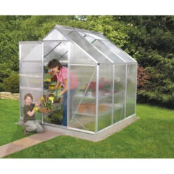 Serre De Jardin Venus 3,8m² En Aluminium Et Panneaux De Polycarbonate 6mm - Vitavia -Jardin Serre Boutique serre de jardin venus 38m en aluminium et panneaux de polycarbonate 6mm vitavia 6