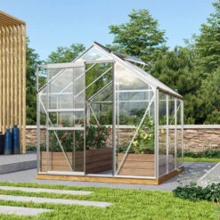 Serre De Jardin Venus 3,8m² En Aluminium Et Verre De Sécurité 3mm - Vitavia