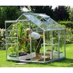 Serre De Jardin Venus 3,8m² En Aluminium Et Verre De Sécurité 3mm - Vitavia -Jardin Serre Boutique serre de jardin venus 38m en aluminium et verre de securite 3mm vitavia 4