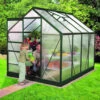 Serre De Jardin Venus 5m² En Aluminium émeraude Et Polycarbonate 4mm - Vitavia -Jardin Serre Boutique serre de jardin venus 5m en aluminium emeraude et polycarbonate 4mm vitavia