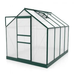 Serre De Jardin Venus 5m² En Aluminium émeraude Et Polycarbonate 4mm - Vitavia -Jardin Serre Boutique serre de jardin venus 5m en aluminium emeraude et polycarbonate 4mm vitavia 2