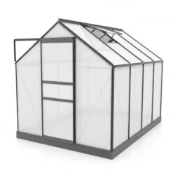 Serre De Jardin Venus 5m² En Aluminium Noir Et Polycarbonate 4mm - Vitavia 11 Serre De Jardin Venus 5m² En Aluminium Noir Et Polycarbonate 4mm - Vitavia -Jardin Serre Boutique serre de jardin venus 5m en aluminium noir et polycarbonate 4mm vitavia 2