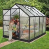 Serre De Jardin Venus 5m² En Aluminium Noir Et Polycarbonate 6mm - Vitavia -Jardin Serre Boutique serre de jardin venus 5m en aluminium noir et polycarbonate 6mm vitavia