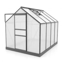 Serre De Jardin Venus 5m² En Aluminium Noir Et Polycarbonate 6mm - Vitavia -Jardin Serre Boutique serre de jardin venus 5m en aluminium noir et polycarbonate 6mm vitavia 2