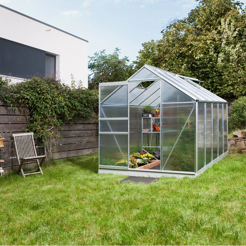 Serre De Jardin Venus 6,2m² En Aluminium Et Panneaux De Polycarbonate 4mm - Vitavia 4 Serre De Jardin Venus 6,2m² En Aluminium Et Panneaux De Polycarbonate 4mm - Vitavia – Image 2