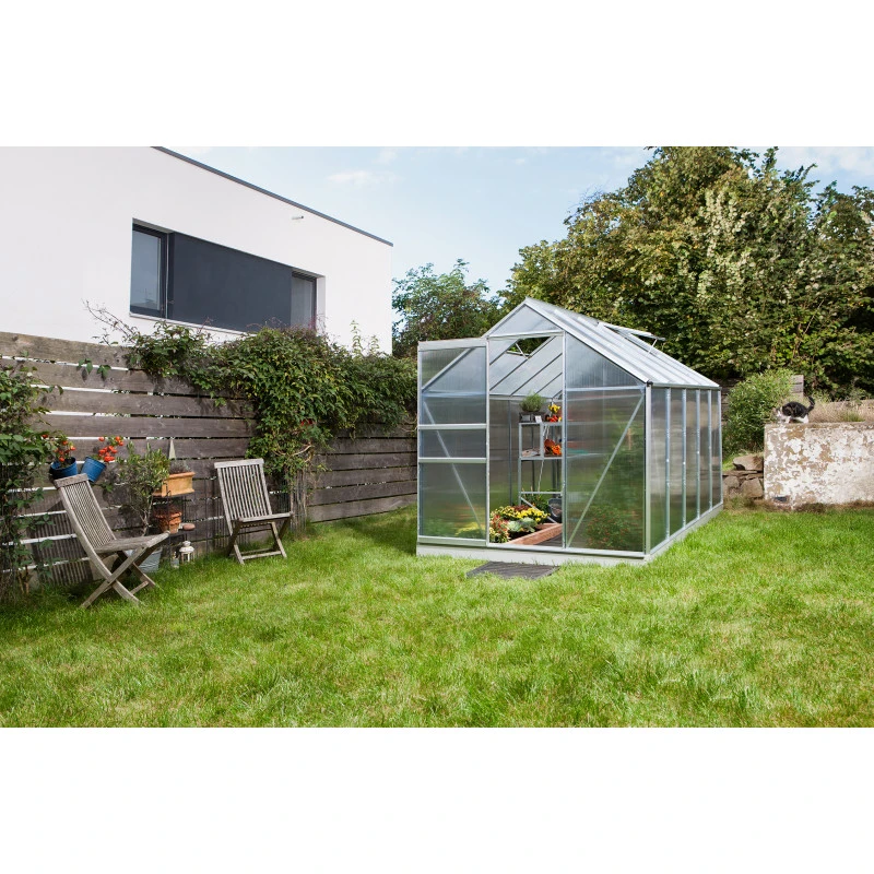 Serre De Jardin Venus 6,2m² En Aluminium Et Panneaux De Polycarbonate 4mm - Vitavia 10 Serre De Jardin Venus 6,2m² En Aluminium Et Panneaux De Polycarbonate 4mm - Vitavia – Image 8