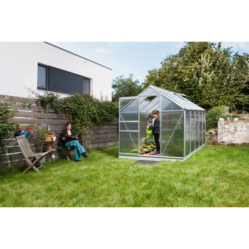 Serre De Jardin Venus 6,2m² En Aluminium Et Panneaux De Polycarbonate 4mm - Vitavia 12 Serre De Jardin Venus 6,2m² En Aluminium Et Panneaux De Polycarbonate 4mm - Vitavia – Image 10
