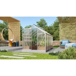 Serre De Jardin Venus 6,2m² En Aluminium Et Panneaux De Polycarbonate 6mm - Vitavia -Jardin Serre Boutique serre de jardin venus 62m en aluminium et panneaux de polycarbonate 6mm vitavia 9