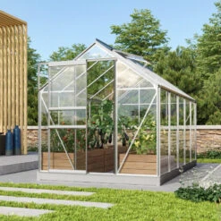 Serre De Jardin Venus 6,2m² En Aluminium Et Verre De Sécurité 3mm - Vitavia -Jardin Serre Boutique serre de jardin venus 62m en aluminium et verre de securite 3mm vitavia 2