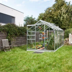 Serre De Jardin Venus 6,2m² En Aluminium Et Verre De Sécurité 3mm - Vitavia -Jardin Serre Boutique serre de jardin venus 62m en aluminium et verre de securite 3mm vitavia 3