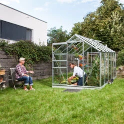 Serre De Jardin Venus 6,2m² En Aluminium Et Verre De Sécurité 3mm - Vitavia -Jardin Serre Boutique serre de jardin venus 62m en aluminium et verre de securite 3mm vitavia 7