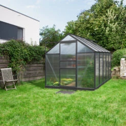 Jardin Serre Boutique -Jardin Serre Boutique serre de jardin venus 62m en aluminium noir et polycarbonate 4mm vitavia 1