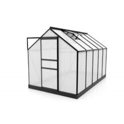 Serre De Jardin Venus 6,2m² En Aluminium Noir Et Polycarbonate 4mm - Vitavia -Jardin Serre Boutique serre de jardin venus 62m en aluminium noir et polycarbonate 4mm vitavia 5