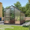 Serre De Jardin Venus 6,2m² En Aluminium Noir Et Polycarbonate 6mm - Vitavia -Jardin Serre Boutique serre de jardin venus 62m en aluminium noir et polycarbonate 6mm vitavia