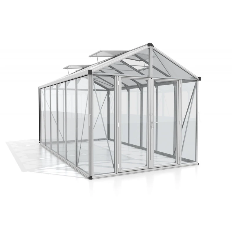 Serre De Jardin Zeus Comfort 11,9m² En Alu Anodisé Et Vitrage Combiné - Vitavia 4 Serre De Jardin Zeus Comfort 11,9m² En Alu Anodisé Et Vitrage Combiné - Vitavia – Image 2