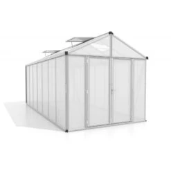 Serre De Jardin Zeus Comfort 13,8m² En Alu Anodisé Et Polycarbonate 16mm - Vitavia -Jardin Serre Boutique serre de jardin zeus comfort 138m en alu anodise et polycarbonate 16mm vitavia 1