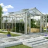 Serre De Jardin Zeus Comfort 13,8m² En Alu Anodisé Et Vitrage Combiné - Vitavia -Jardin Serre Boutique serre de jardin zeus comfort 138m en alu anodise et vitrage combine vitavia