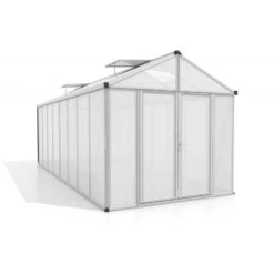 Serre De Jardin Zeus Comfort 15,7m² En Alu Anodisé Et Polycarbonate 16mm - Vitavia -Jardin Serre Boutique serre de jardin zeus comfort 157m en alu anodise et polycarbonate 16mm vitavia 1