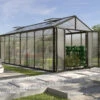 Serre De Jardin Zeus Comfort 15,7m² En Alu Noir Et Polycarbonate 16mm - Vitavia -Jardin Serre Boutique serre de jardin zeus comfort 157m en alu noir et polycarbonate 16mm vitavia