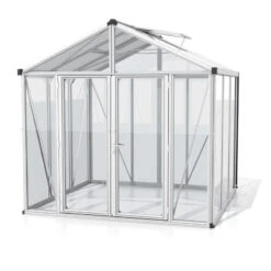 Serre De Jardin Zeus Comfort 6,2m² En Alu Anodisé Et Vitrage Combiné - Vitavia -Jardin Serre Boutique serre de jardin zeus comfort 62m en alu anodise et vitrage combine vitavia 2