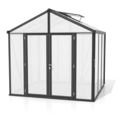 Serre De Jardin Zeus Comfort 6,2m² En Alu Noir Et Polycarbonate 10mm - Vitavia 8 Serre De Jardin Zeus Comfort 6,2m² En Alu Noir Et Polycarbonate 10mm - Vitavia -Jardin Serre Boutique serre de jardin zeus comfort 62m en alu noir et polycarbonate 10mm vitavia 2