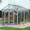 Serre De Jardin Zeus Comfort 8,1m² En Alu Anodisé Et Polycarbonate 10mm - Vitavia -Jardin Serre Boutique serre de jardin zeus comfort 81m en alu anodise et polycarbonate 10mm vitavia