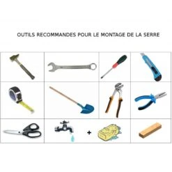 Serre De Jardinage Pieds Droits 22,5m² - 3x7,5m - Avec 2 Portes RICHEL -Jardin Serre Boutique serre de jardinage maraichere pieds droits 225m avec 2 portes richel 6