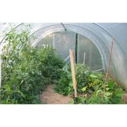 Serre De Jardinage Optimum 27,75m² En PE 200µ Serres Tonneau -Jardin Serre Boutique serre de jardinage optimum 2775m en pe 200 serres tonneau 5