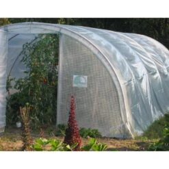 Serre De Jardinage Optimum 33,3m² En PE 200µ Serres Tonneau