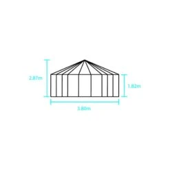 Serre Décorative Verte Atrium 9m² Verre Trempé Halls -Jardin Serre Boutique serre decorative verte atrium 9m verre trempe halls 7