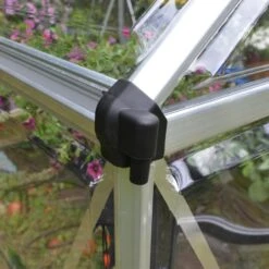 Serre En Alu Et Polycarbonate Transparent 2,3m² Harmony Silver Palram - Canopia -Jardin Serre Boutique serre en alu et polycarbonate transparent 23m harmony silver palram 5