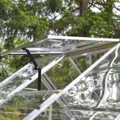 Serre En Alu Et Polycarbonate Transparent 2,3m² Harmony Silver Palram - Canopia -Jardin Serre Boutique serre en alu et polycarbonate transparent 23m harmony silver palram 6