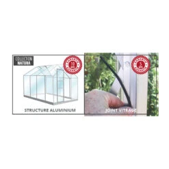 Serre Laurus Uranus 12,90m² En Aluminium Naturel Et Verre Trempé 3mm + Embase Incluse - Natura Lams 35 Serre Laurus Uranus 12,90m² En Aluminium Naturel Et Verre Trempé 3mm + Embase Incluse - Natura Lams -Jardin Serre Boutique serre laurus uranus 1290m en aluminium naturel et verre trempe 3mm embase incluse natura lams 14