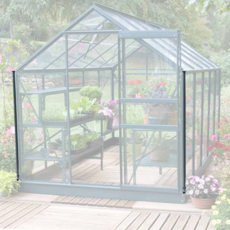 Serre Laurus Uranus 12,90m² En Aluminium Naturel Et Verre Trempé 3mm + Embase Incluse - Natura Lams 12 Serre Laurus Uranus 12,90m² En Aluminium Naturel Et Verre Trempé 3mm + Embase Incluse - Natura Lams – Image 10