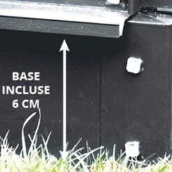 Serre Melissa Ida 2,5m² En Aluminium Laqué Gris Et Verre Trempé 3mm + Embase Incluse – Natura Lams -Jardin Serre Boutique serre melissa ida 25m en aluminium laque gris et verre trempe 3mm embase incluse natura lams 7