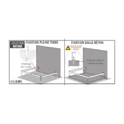 Serre Melissa Ida 7,2m² En Aluminium Laqué Gris Et Verre Trempé 3mm + Embase Incluse – Natura Lams -Jardin Serre Boutique serre melissa ida 78m en aluminium laque gris et verre trempe 3mm embase incluse natura lams 8
