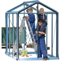 Serre Piccolo 3,56m² En Aluminium Laqué Et Verre De Sécurité 4mm – ACD -Jardin Serre Boutique serre piccolo 356 en aluminium laque et verre de securite 4mm acd 11