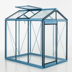 Serre Piccolo 3,56m² En Aluminium Laqué Et Verre De Sécurité 4mm – ACD -Jardin Serre Boutique serre piccolo 356 en aluminium laque et verre de securite 4mm acd 5