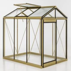 Serre Piccolo 3,56m² En Aluminium Laqué Et Verre De Sécurité 4mm – ACD -Jardin Serre Boutique serre piccolo 356 en aluminium laque et verre de securite 4mm acd 6