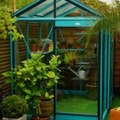 Serre Piccolo 3,56m² En Aluminium Laqué Et Verre De Sécurité 4mm – ACD -Jardin Serre Boutique serre piccolo 356 en aluminium laque et verre de securite 4mm acd 9