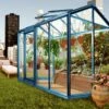 Serre Piccolo 4,74m² En Aluminium Laqué Et Verre De Sécurité 4mm – ACD -Jardin Serre Boutique serre piccolo 474m en aluminium laque et verre de securite 4mm acd