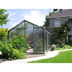 Serre De Jardin R307 Prestige Grow 15,88m² En Aluminium Et Verre Trempé – ACD -Jardin Serre Boutique serre r307 prestige grow 1588m en aluminium anodise et verre trempe acd 1 1