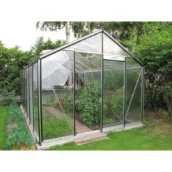 Serre De Jardin R307 Prestige Grow 15,88m² En Aluminium Et Verre Trempé – ACD -Jardin Serre Boutique serre r307 prestige grow 1588m en aluminium anodise et verre trempe acd 1 4