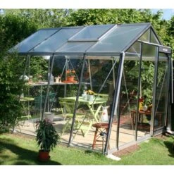 Serre De Jardin S104H Prestige Grow 9,12m² En Aluminium Et Verre Trempé – ACD -Jardin Serre Boutique serre s104 912m en aluminium et verre de securite 4mm acd prestige 3