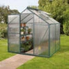 Serre Triton 2,5m² En Aluminium émeraude Et Panneaux De Polycarbonate 6mm - Vitavia -Jardin Serre Boutique serre triton 25m en aluminium emeraude et panneaux de polycarbonate 6mm vitavia