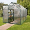 Serre Triton 3,8m² En Aluminium émeraude Et Panneaux De Polycarbonate 4mm - Vitavia