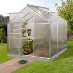 Serre Triton 3,8m² En Aluminium Et Panneaux De Polycarbonate 6mm - Vitavia