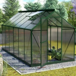 Jardin Serre Boutique -Jardin Serre Boutique serre triton 75m en aluminium emeraude et panneaux de polycarbonate 6mm vitavia 1